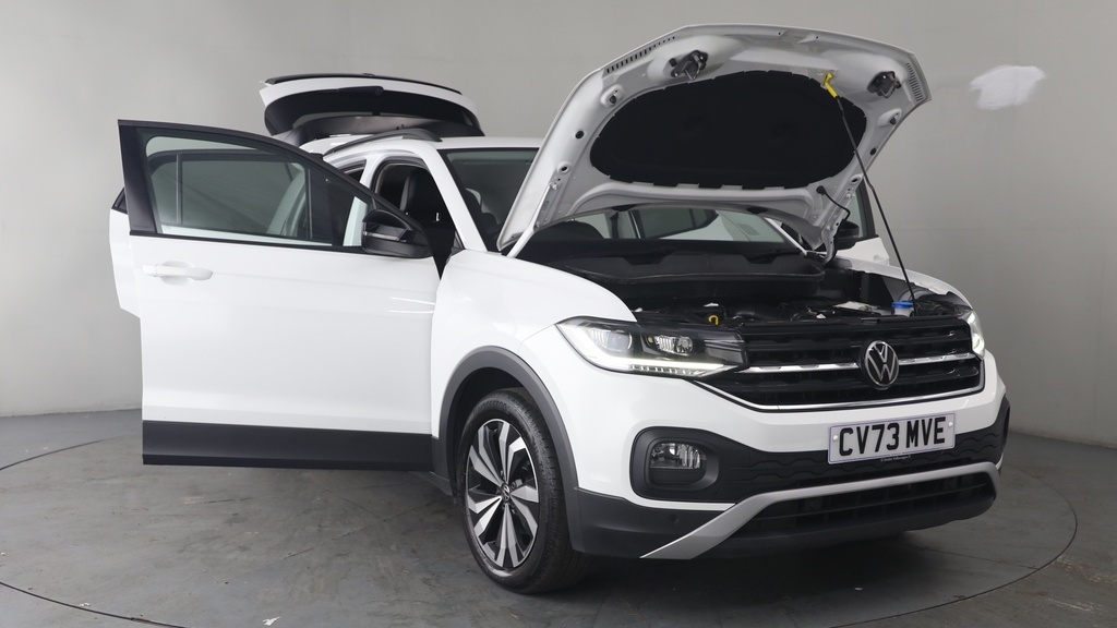 Volkswagen T-Cross 1.0 Tsi Black Edition Suv Euro 6 CV73MVE White #6