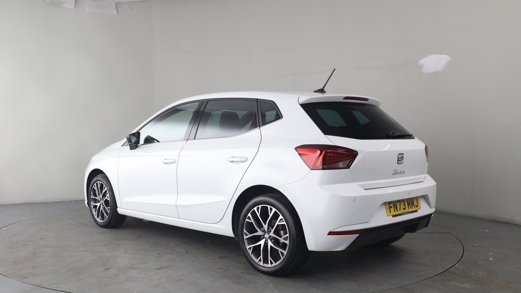Seat Ibiza 1.0 Tsi Xcellence Hatchback Euro FN73MMJ White #3
