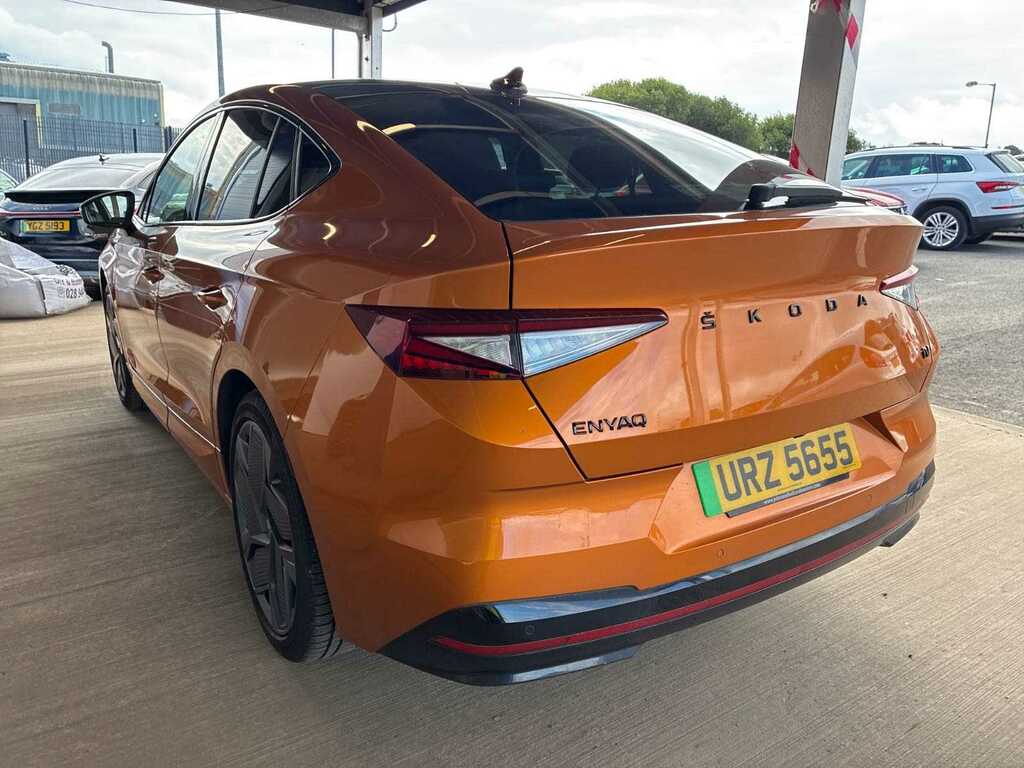 Skoda ENYAQ Iv 82Kwh Vrs Coupe 4Wd Dc135kw Orange #3