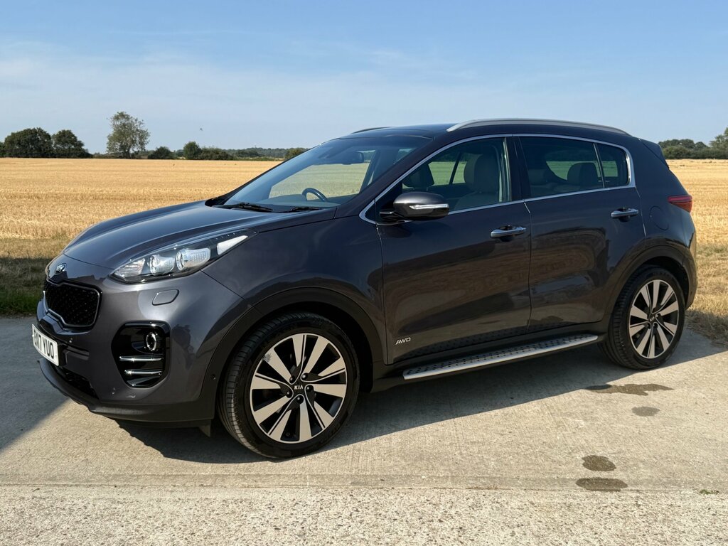 Kia Sportage 2.0 Crdi Kx-5 Suv Awd Euro 6 182 EX17YUO Silver #2