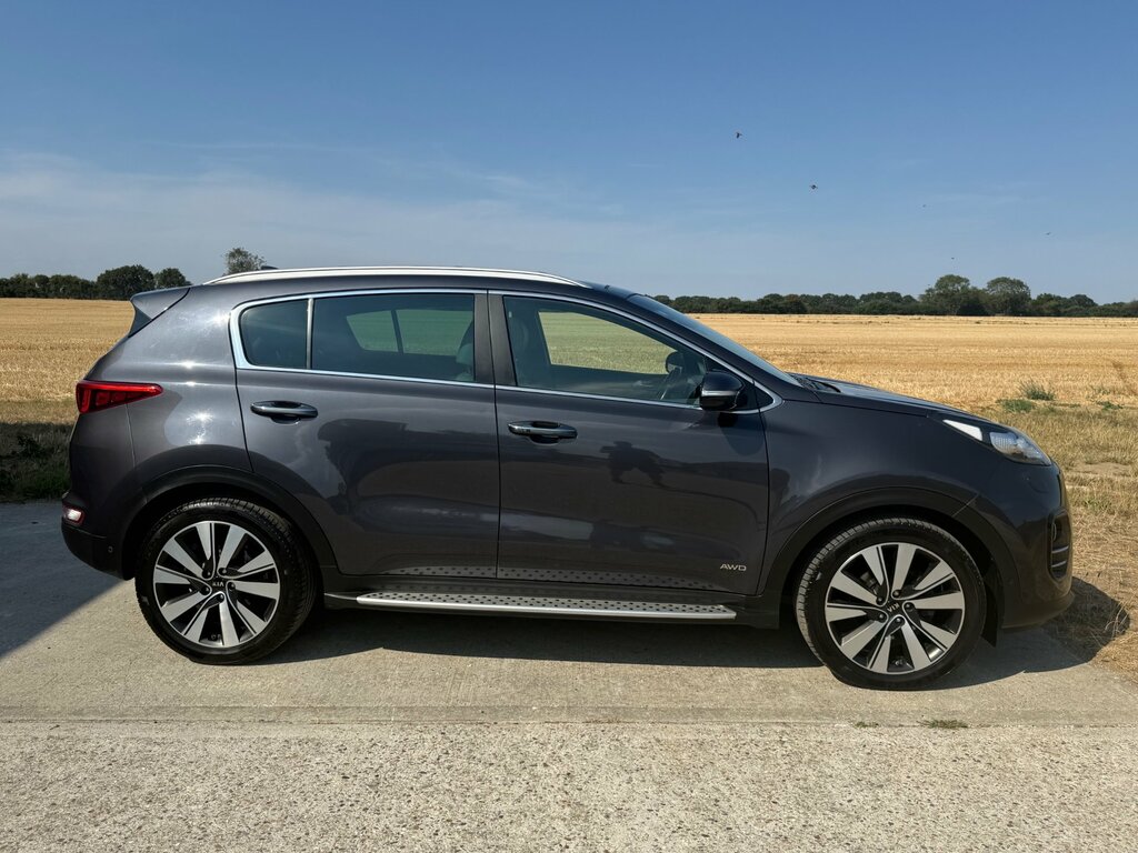 Kia Sportage 2.0 Crdi Kx-5 Suv Awd Euro 6 182 EX17YUO Silver #3