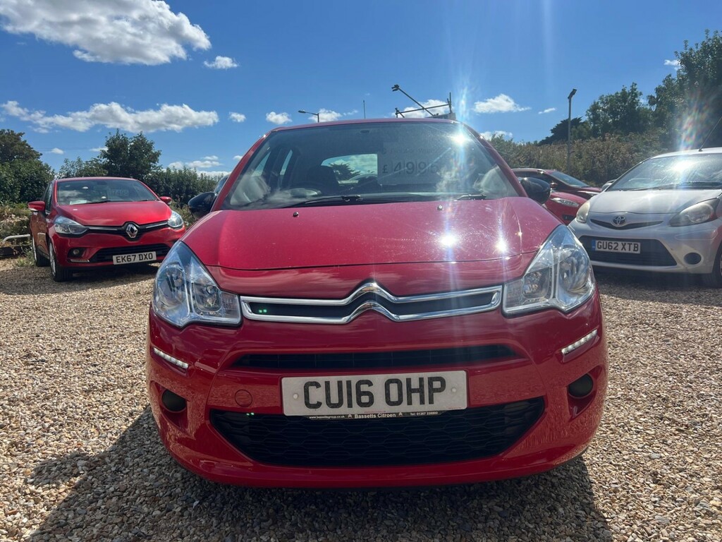 Citroen C3 Hatchback 1.6 Bluehdi Edition 2016 CU16OHP Red