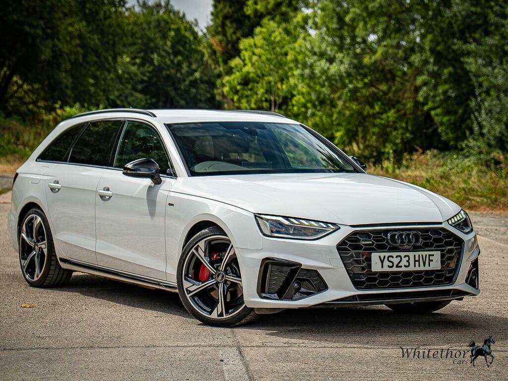 Audi A4 Avant Estate 2.0 Tdi 40 Black Edition S Tronic Quattro E White