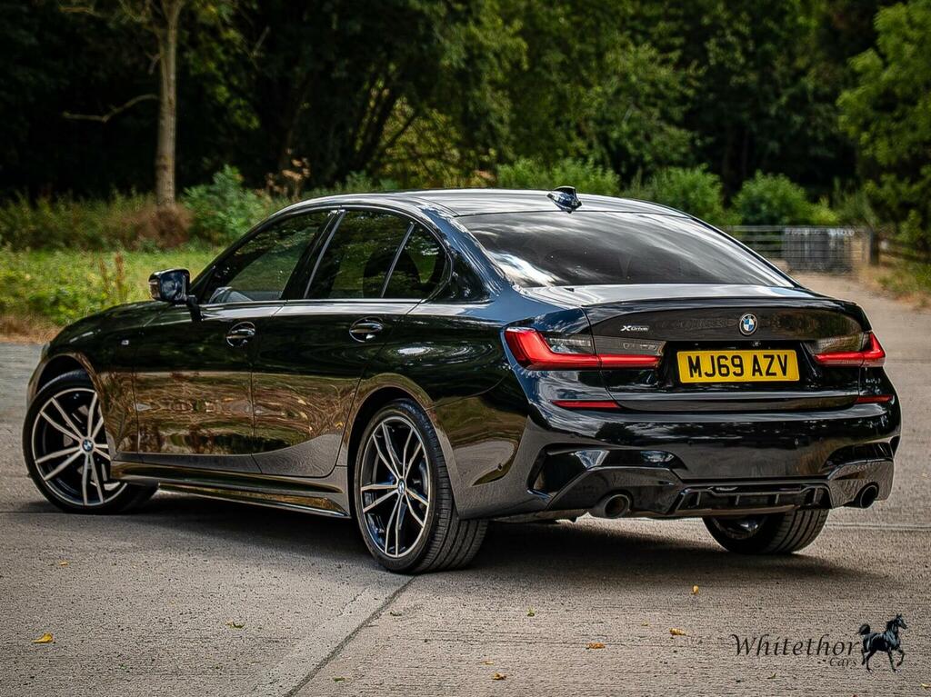 BMW 3 Series Saloon 2.0 320I M Sport Xdrive Euro 6 Ss 4 MJ69AZV Black #4