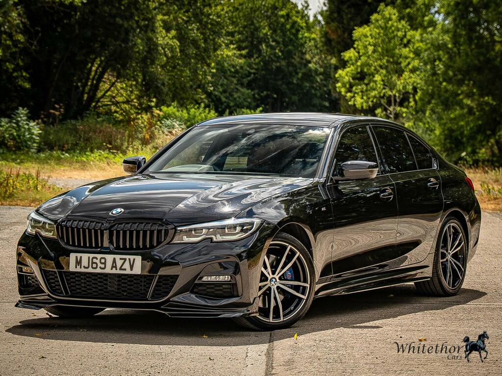 BMW 3 Series Saloon 2.0 320I M Sport Xdrive Euro 6 Ss 4 MJ69AZV Black #3