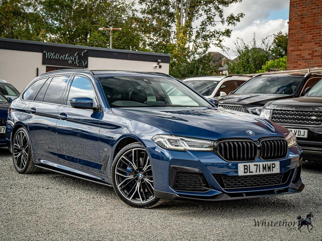 BMW 5 Series Estate 2.0 520D Mht M Sport Touring Steptronic Eur BL71MWP Blue