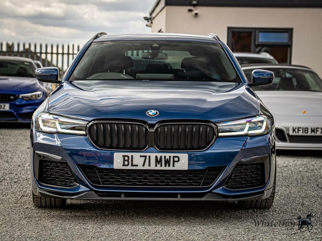 BMW 5 Series Estate 2.0 520D Mht M Sport Touring Steptronic Eur BL71MWP Blue #2