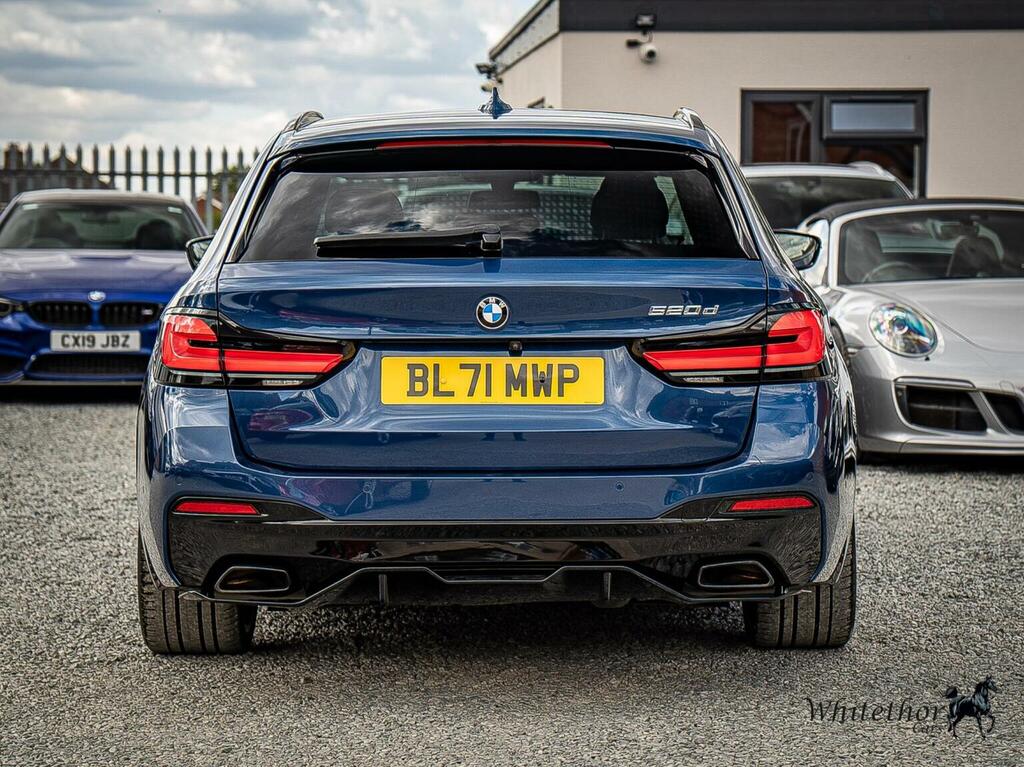 BMW 5 Series Estate 2.0 520D Mht M Sport Touring Steptronic Eur BL71MWP Blue #5