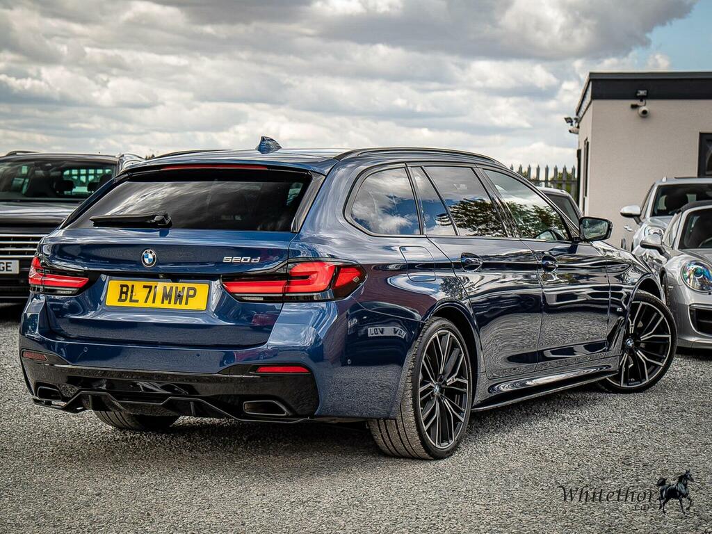 BMW 5 Series Estate 2.0 520D Mht M Sport Touring Steptronic Eur BL71MWP Blue #6