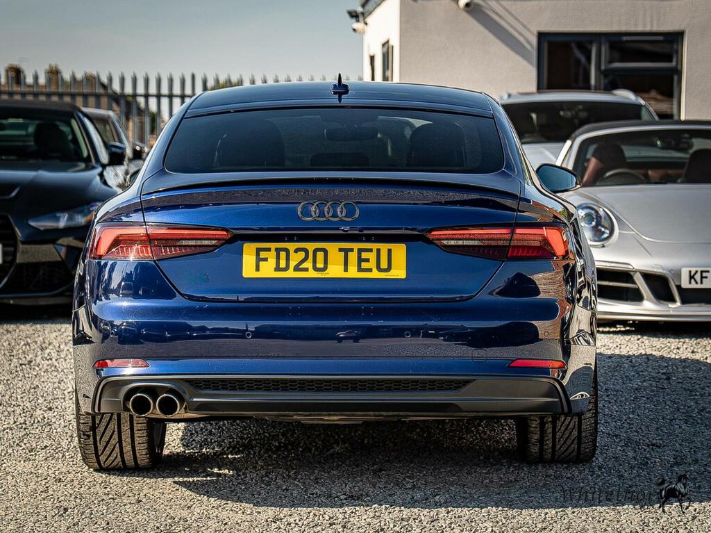 Audi A5 2.0 Tdi 40 Black Edition Sportback S Tronic Quattr Blue #5