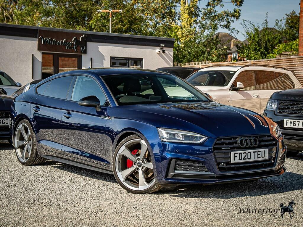 Audi A5 2.0 Tdi 40 Black Edition Sportback S Tronic Quattr Blue