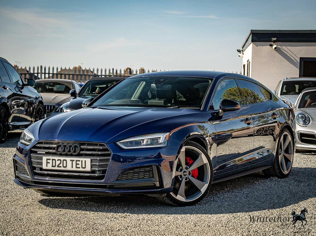 Audi A5 2.0 Tdi 40 Black Edition Sportback S Tronic Quattr Blue #3