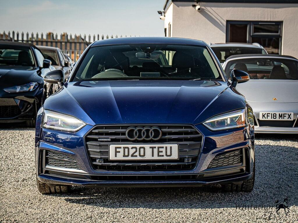 Audi A5 2.0 Tdi 40 Black Edition Sportback S Tronic Quattr Blue #2