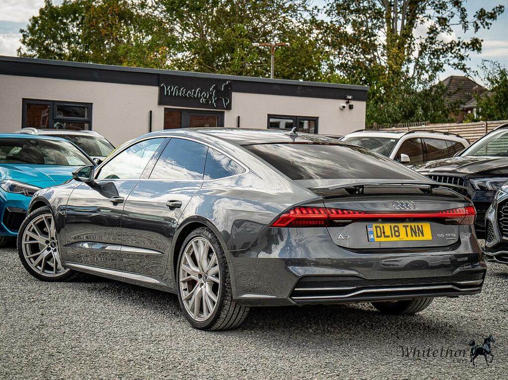Audi A7 3.0 Tfsi V6 55 S Line Sportback S Tronic Quattro E Grey #4