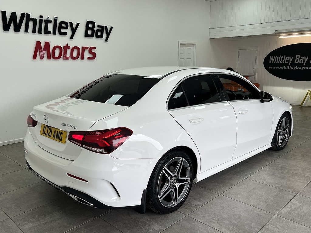 Mercedes-Benz A Class A180d Amg Line White #3