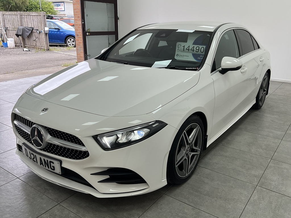 Mercedes-Benz A Class A180d Amg Line White #6