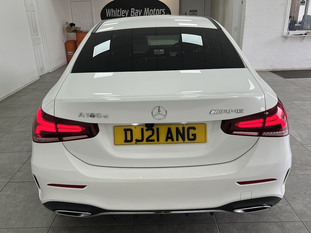 Mercedes-Benz A Class A180d Amg Line White #4