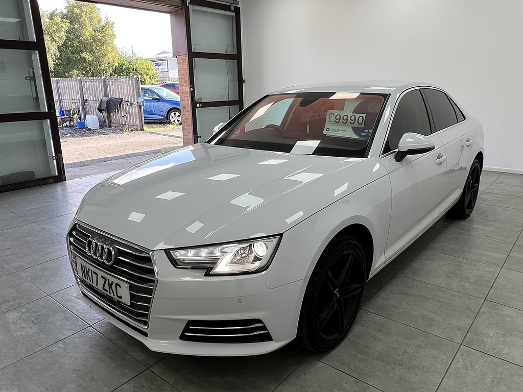 Audi A4 Tfsi Sport White #6