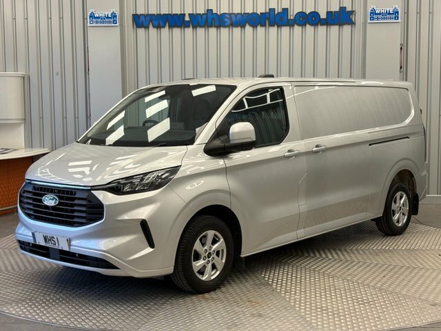 Ford Transit Custom 2024 2.0 Ecoblue 136 Bhp 300 L2 H1 Limited Silver #3