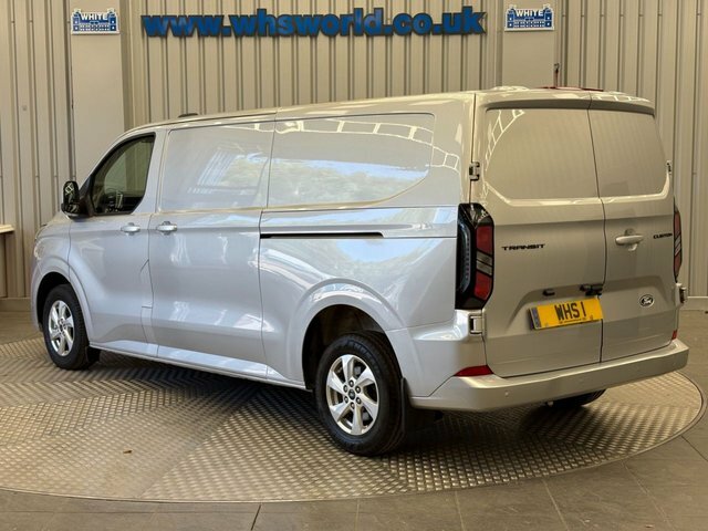 Ford Transit Custom 2024 2.0 Ecoblue 136 Bhp 300 L2 H1 Limited Silver #4
