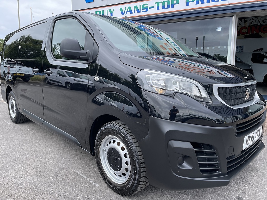 Peugeot Expert 1.6 Bluehdi 1200 Professional Long Panel Van 6Dr D Black #2