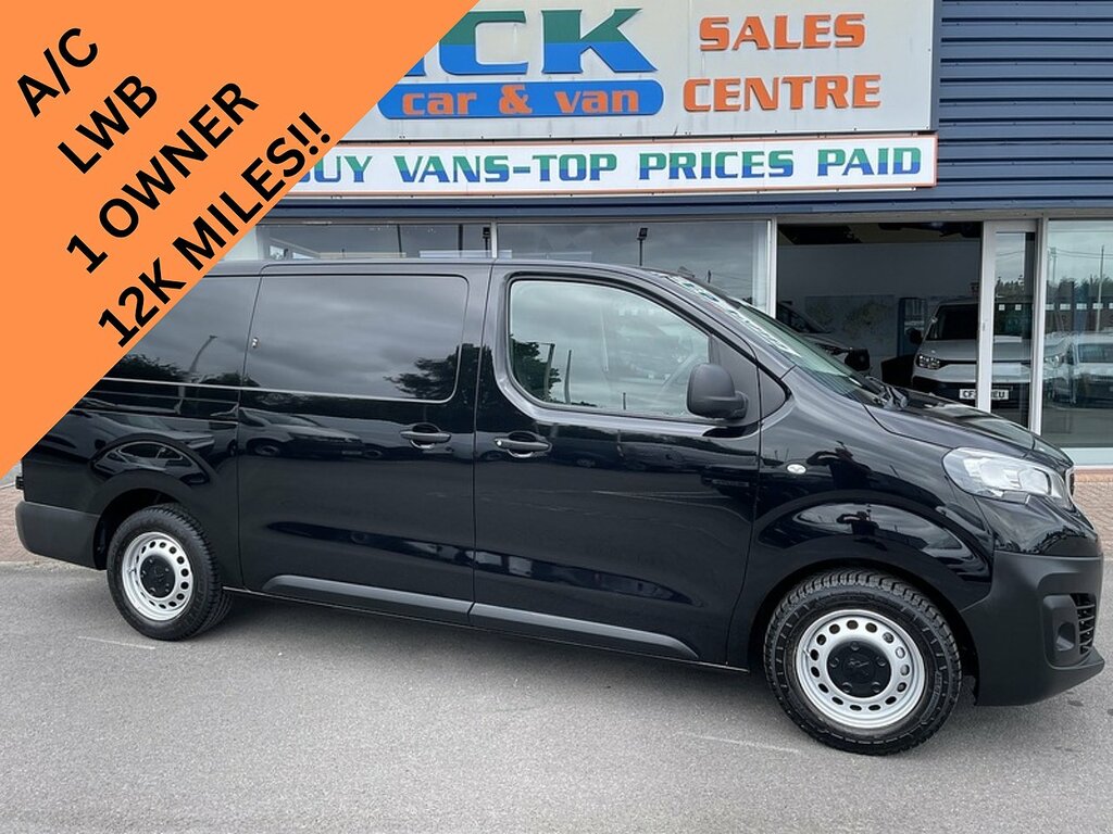 Peugeot Expert 1.6 Bluehdi 1200 Professional Long Panel Van 6Dr D Black