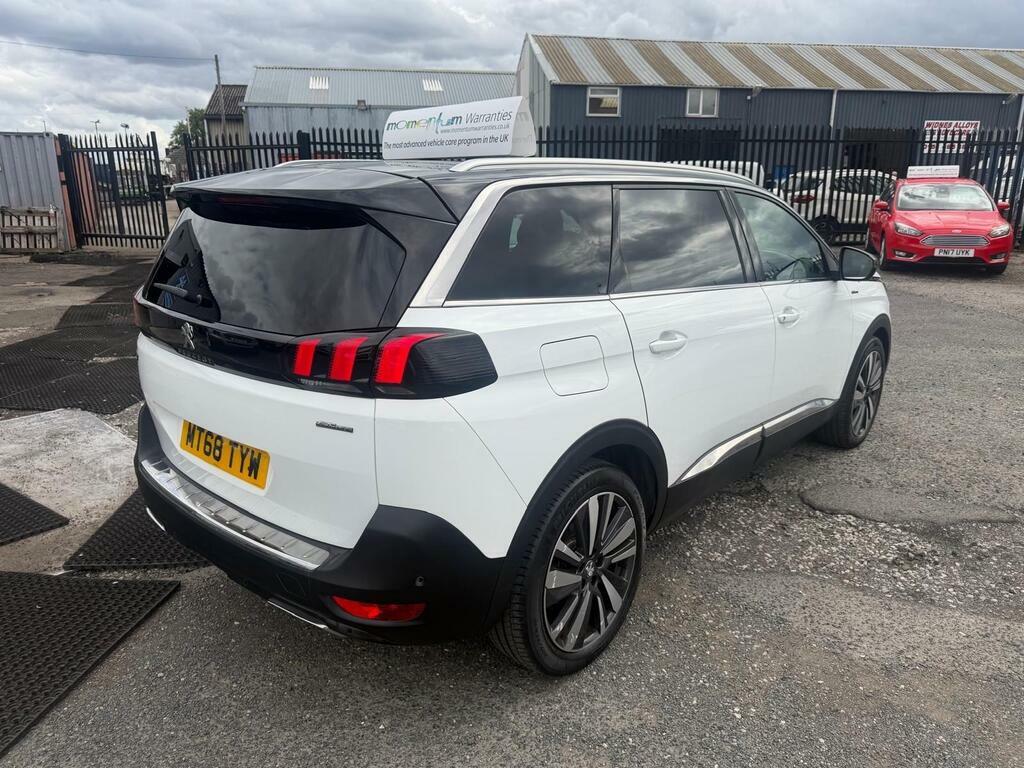 Peugeot 5008 1.2 Puretech Gt Line Premium Euro 6 S S White #5