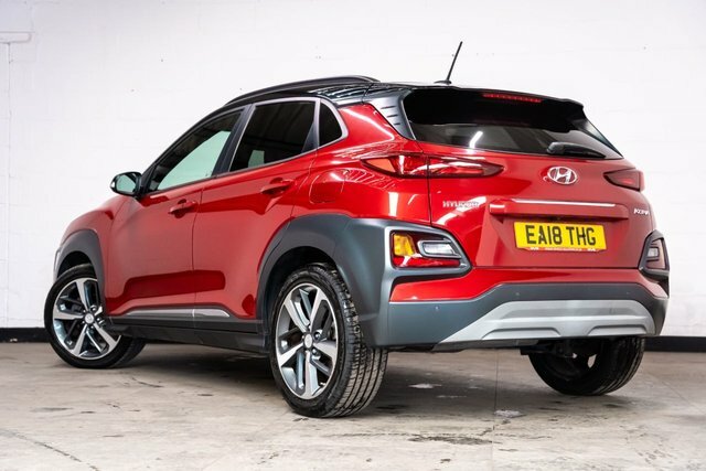 Hyundai Kona 2018 1.0 T-gdi Blue Drive Premium Se Suv Petro EA18THG Red #3