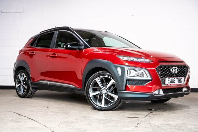 Hyundai Kona 2018 1.0 T-gdi Blue Drive Premium Se Suv Petro EA18THG Red