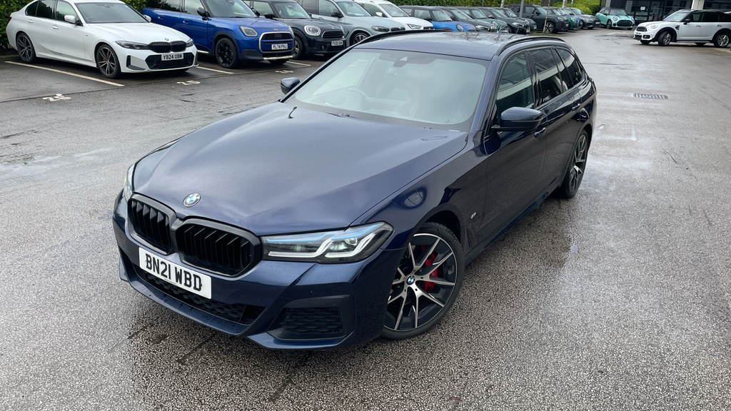 BMW 5 Series 2.0 520D Mht M Sport Steptronic Xdrive Euro 6 Ss Blue #28