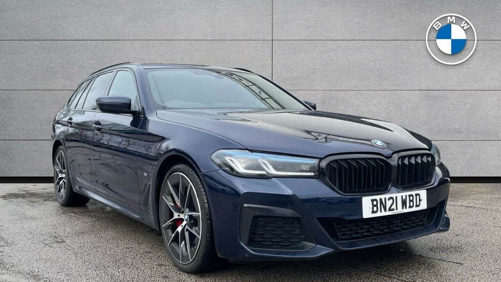 BMW 5 Series 2.0 520D Mht M Sport Steptronic Xdrive Euro 6 Ss Blue #1