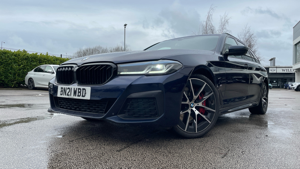 BMW 5 Series 2.0 520D Mht M Sport Steptronic Xdrive Euro 6 Ss Blue #27