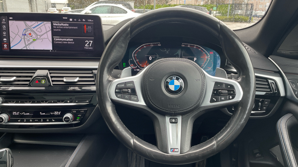 BMW 5 Series 2.0 520D Mht M Sport Steptronic Xdrive Euro 6 Ss Blue #5