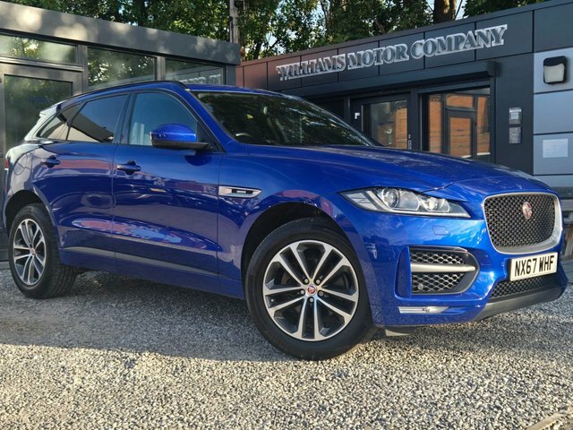 Jaguar F-Pace 2017 2.0 D180 R-sport Suv Awd Eu Blue