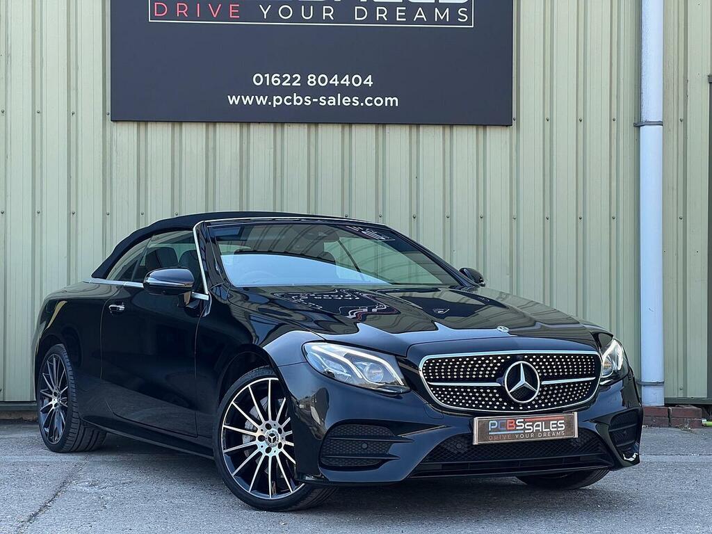 Mercedes-Benz E Class 2.9 E400d Amg Line Premium Plus Cabriolet Di KS20ZWH Black #5