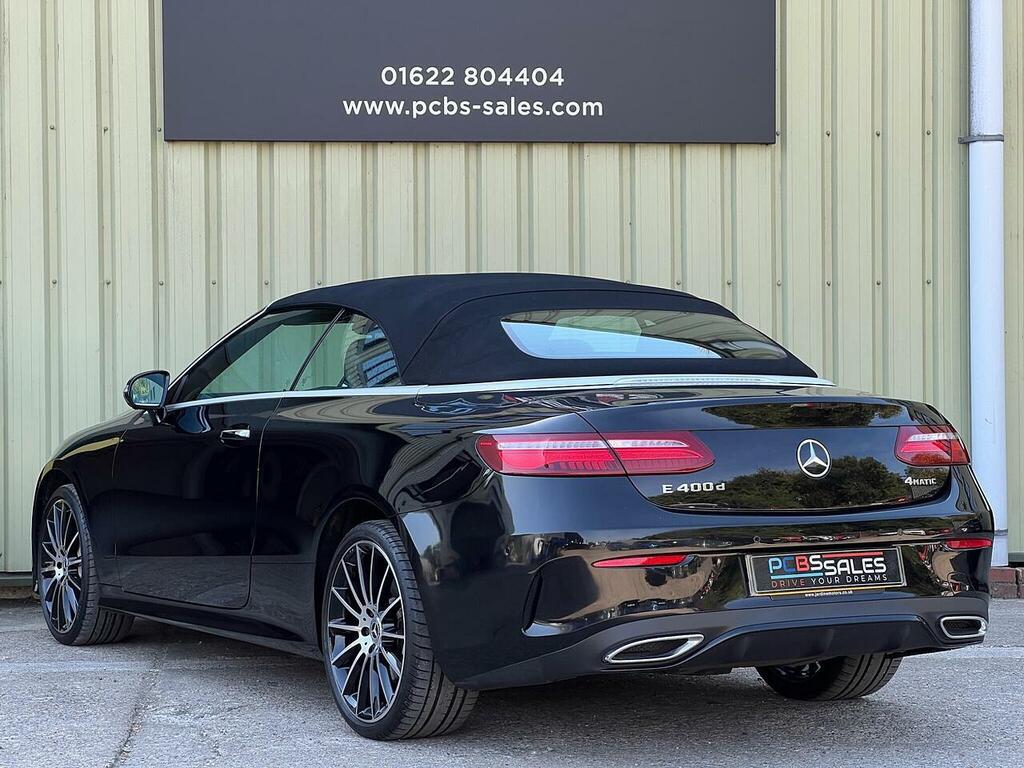 Mercedes-Benz E Class 2.9 E400d Amg Line Premium Plus Cabriolet Di KS20ZWH Black #4