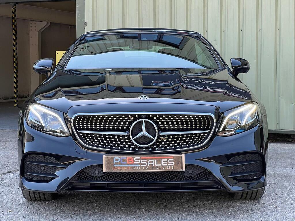 Mercedes-Benz E Class 2.9 E400d Amg Line Premium Plus Cabriolet Di KS20ZWH Black #2