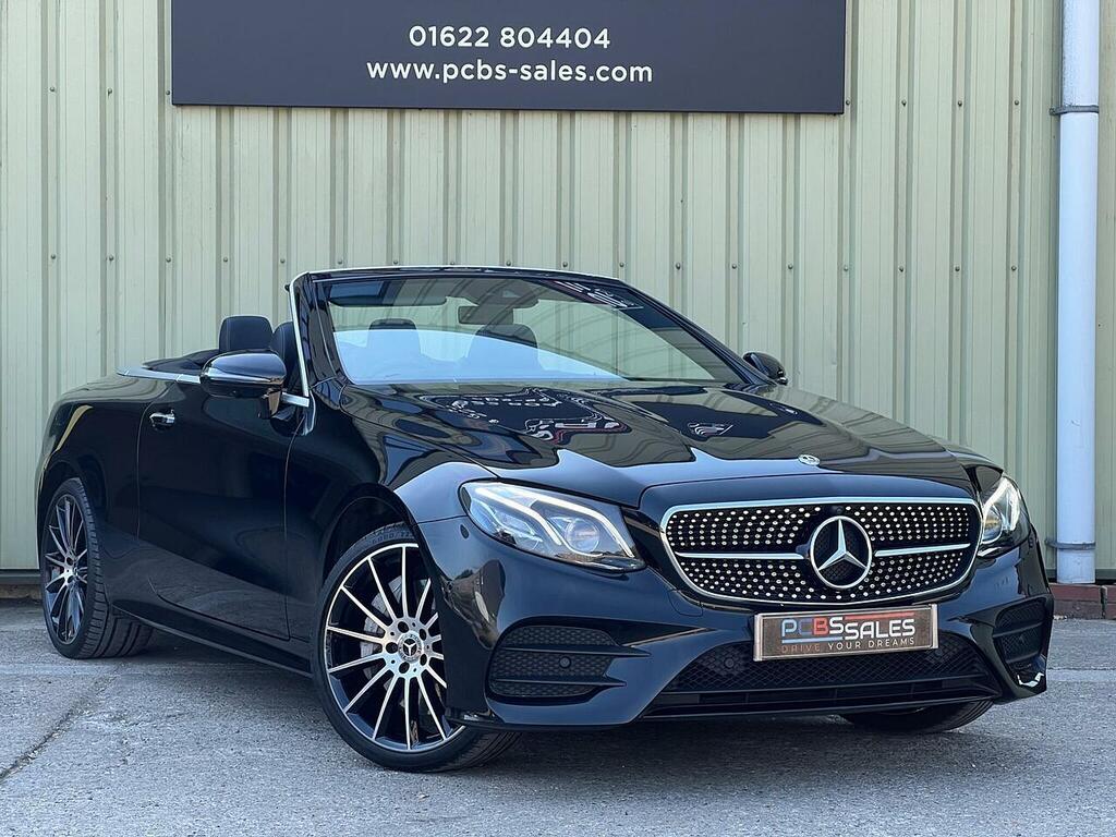 Mercedes-Benz E Class 2.9 E400d Amg Line Premium Plus Cabriolet Di Black