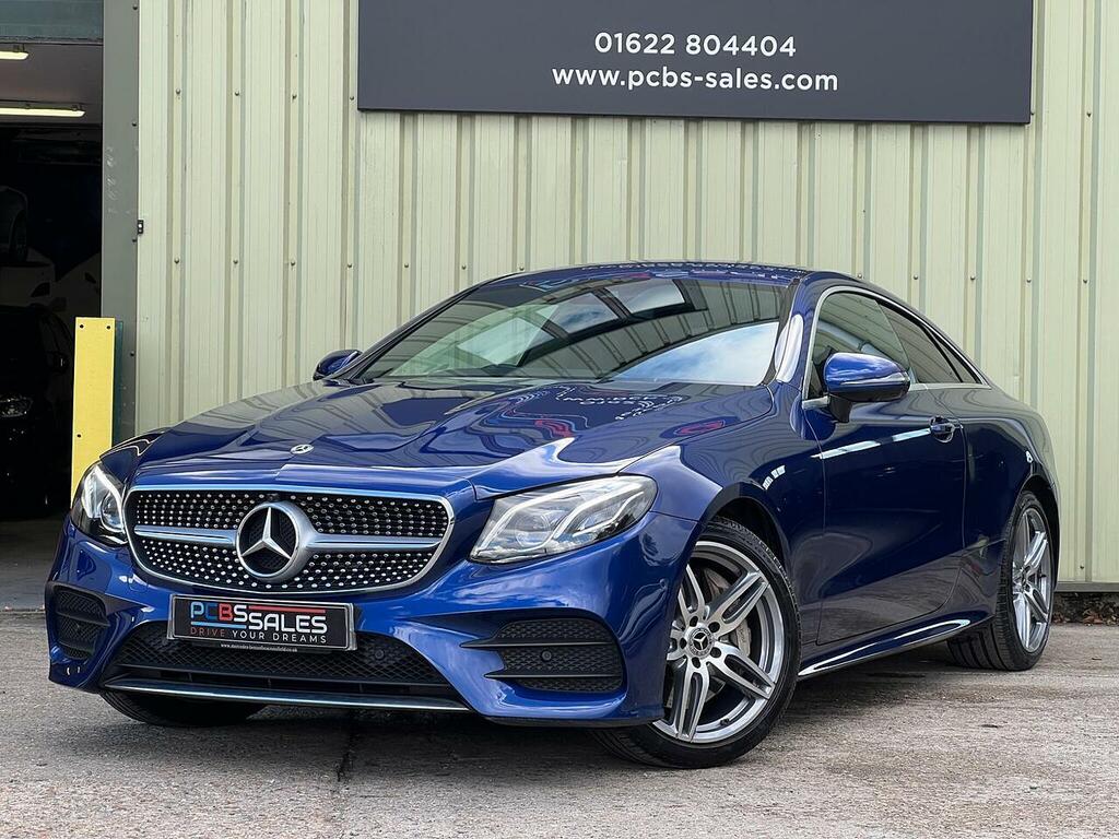Mercedes-Benz E Class 2.0 E350 Amg Line Coupe G-tronic Euro Blue #3