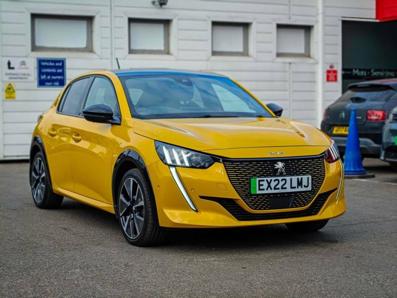 Peugeot e-208 50Kwh Gt Premium - 2022 22 EX22LMJ Yellow