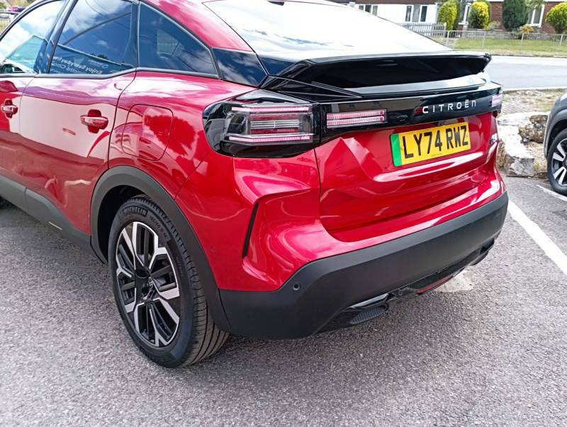 Citroen e-C4 Extended Range 54Kwh Max 7.4Kw Charger LY74RWZ Red #5