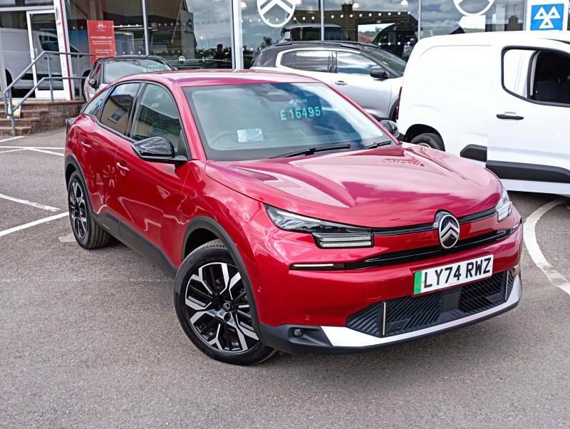 Citroen e-C4 Extended Range 54Kwh Max 7.4Kw Charger Red