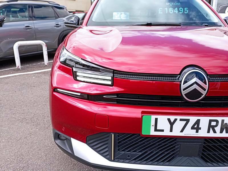 Citroen e-C4 Extended Range 54Kwh Max 7.4Kw Charger LY74RWZ Red #3