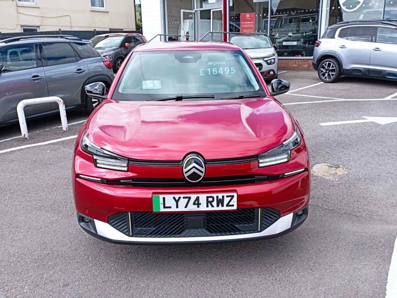 Citroen e-C4 Extended Range 54Kwh Max 7.4Kw Charger LY74RWZ Red #6