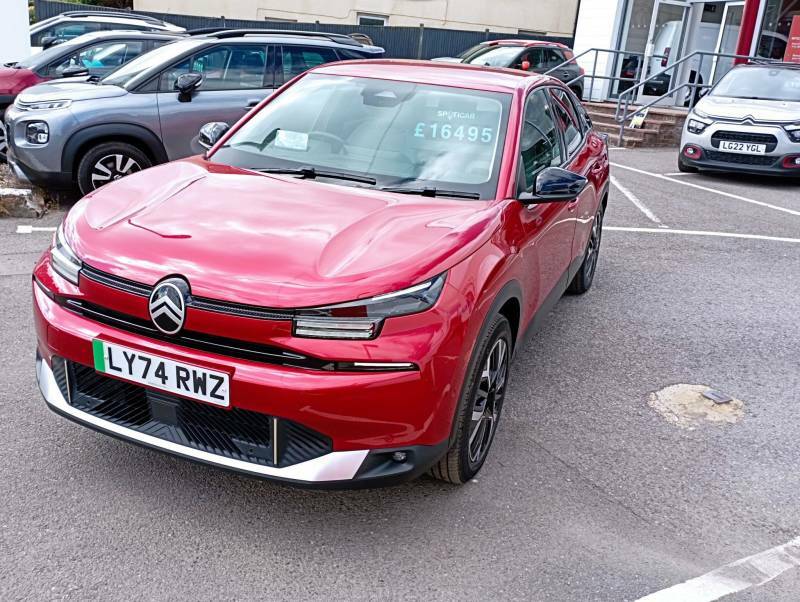 Citroen e-C4 Extended Range 54Kwh Max 7.4Kw Charger LY74RWZ Red #4