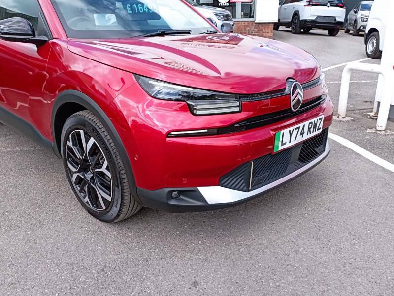 Citroen e-C4 Extended Range 54Kwh Max 7.4Kw Charger LY74RWZ Red #2