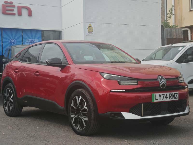 Citroen e-C4 Extended Range 54Kwh Max 7.4Kw Charger Red