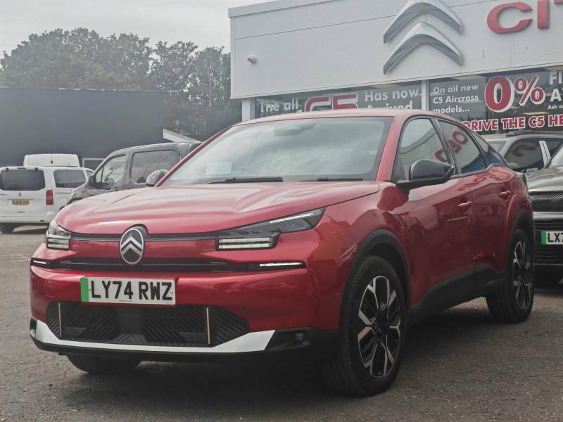 Citroen e-C4 Extended Range 54Kwh Max 7.4Kw Charger LY74RWZ Red #3
