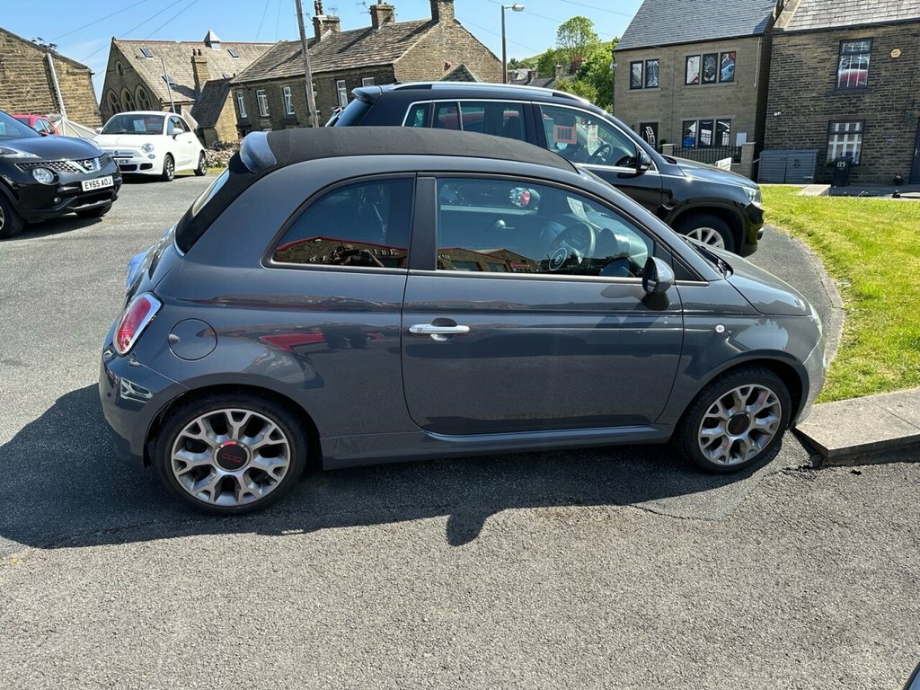 Fiat 500C Convertible Grey #4