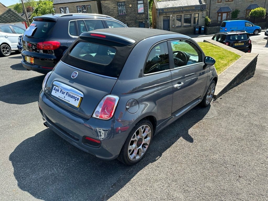 Fiat 500C Convertible Grey #5